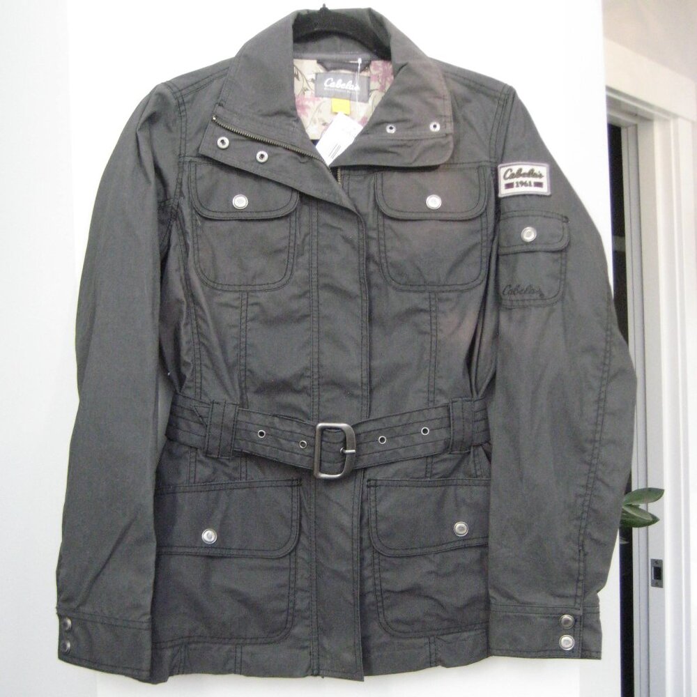 NWT Cabela's washable waxed cotton coat